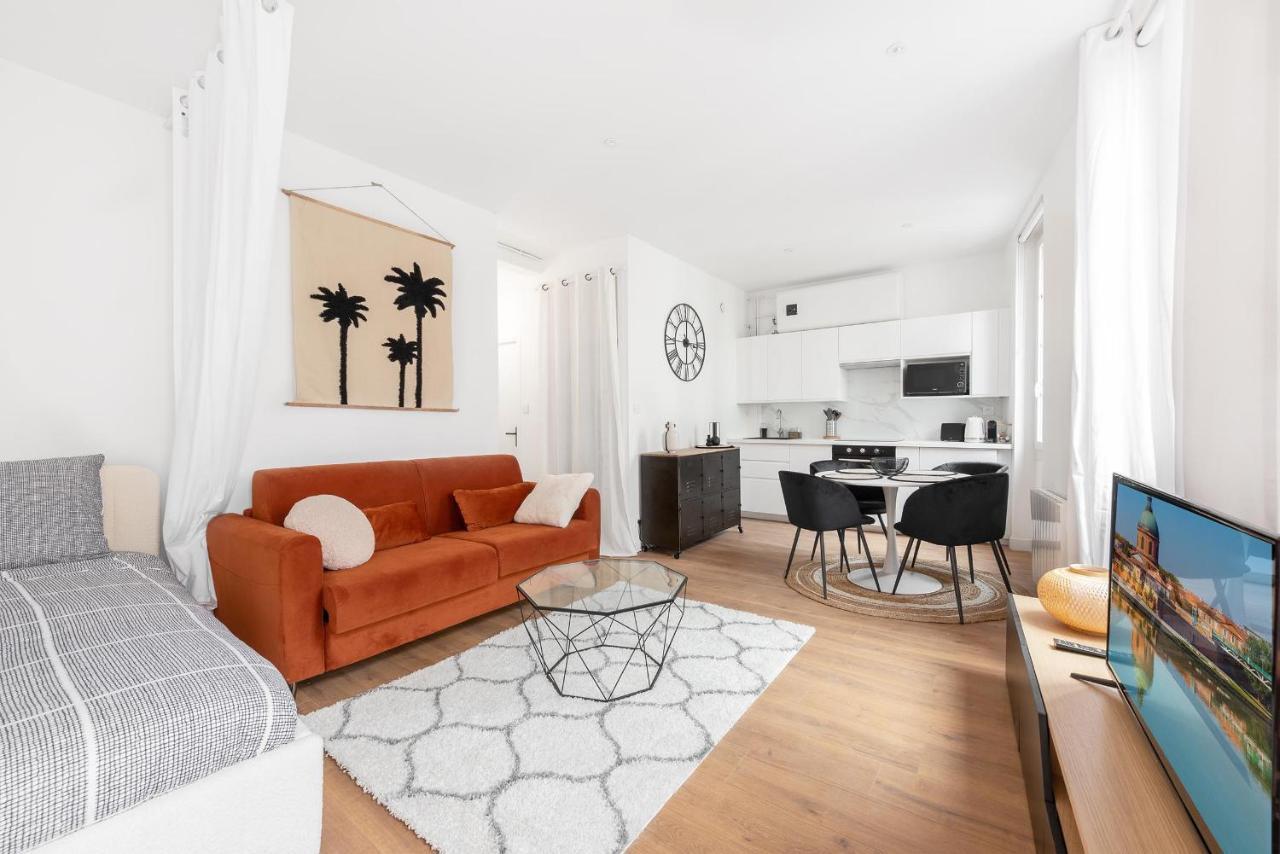 Appartement Moderne A 2 Pas De La Gare Тулуза Екстериор снимка